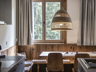 Esstisch im Apartment Auszeit