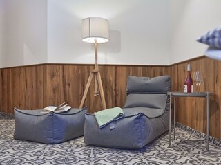 Wellnessbereich im Apartment Auszeit