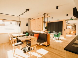 Frühstücksbereich | Alpin - Studios & Suites