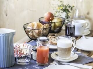 Frühstück im Berghaus Schröcken