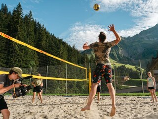 Volleyballfeld am Berghaus Schröcken
