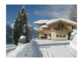 Haus im Winter