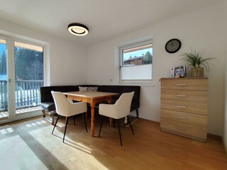 Essbereich mit herrlicher Aussicht