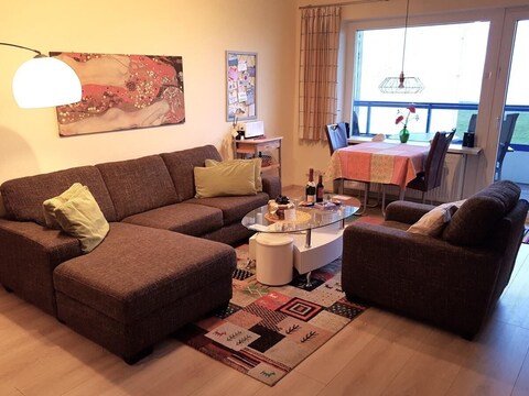 Residentie Adolfstr. 6a/12 - Vakantieappartement, 2 kamers, uitzicht op het meer