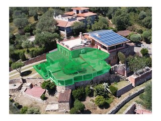 Bild von oben - Ferienwohnung Sissy grün markiert