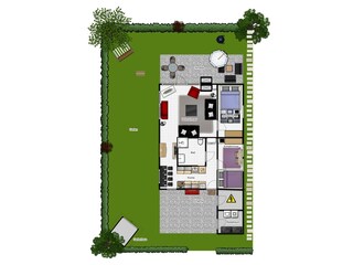 Casa per le vacanze Petten Pianta del piano 21