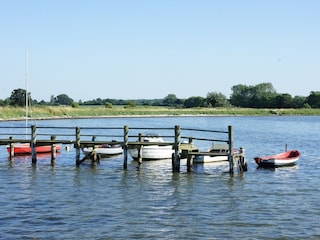 Bootsteg von Wackerballig