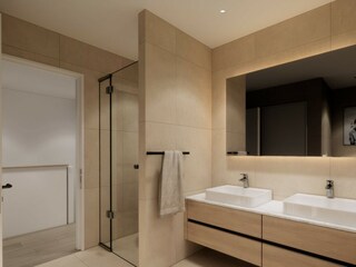 hochwertiges Badezimmer im OG - Animation © Imbusch Ein