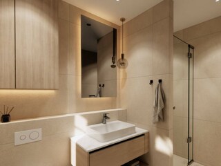 zweites Badezimmer im EG - Animation © Imbusch Einricht