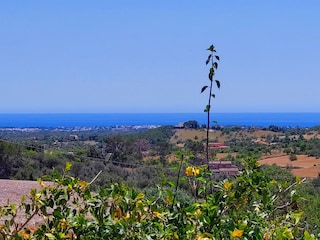 Meer-Fernblick von der Dachterrasse