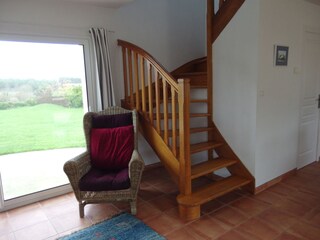 Aufgang zur oberen Etage