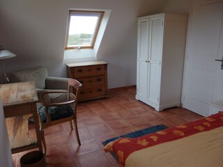 Schlafzimmer nach Westen