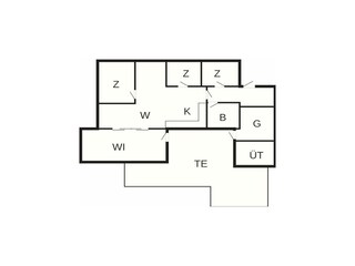 Holiday house Bork Havn Floor Plan 2