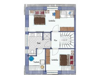 Casa de vacaciones Greetsiel Plano de planta 16