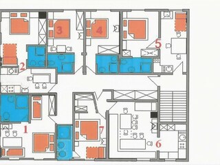 Appartamento per vacanze Schröcken Pianta del piano 14