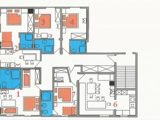 Appartamento per vacanze Schröcken Pianta del piano 16