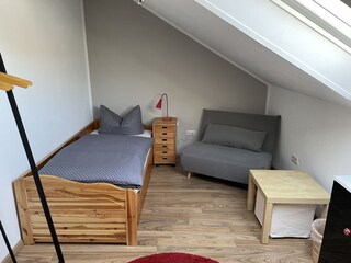 Einzelzimmer mit Schlafsessel