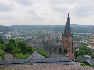 Blick auf Marburg vom Schloß
