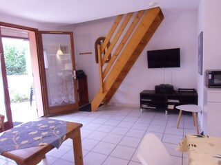 Treppe ins Obergeschoss