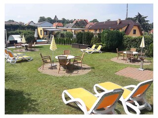 Liegewiesennutzung in der Pension Kleine Insel®