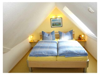 Schlafbereich Dachgeschoss-Appartement