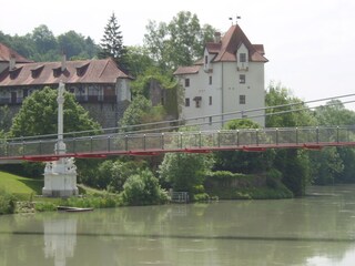 Fahrradbrücke Neuburg - Wernstein
