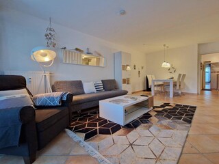 Wohnbereich mit Schlafcouch