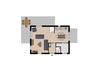 Ferienhaus Bruinisse Außenaufnahme 2