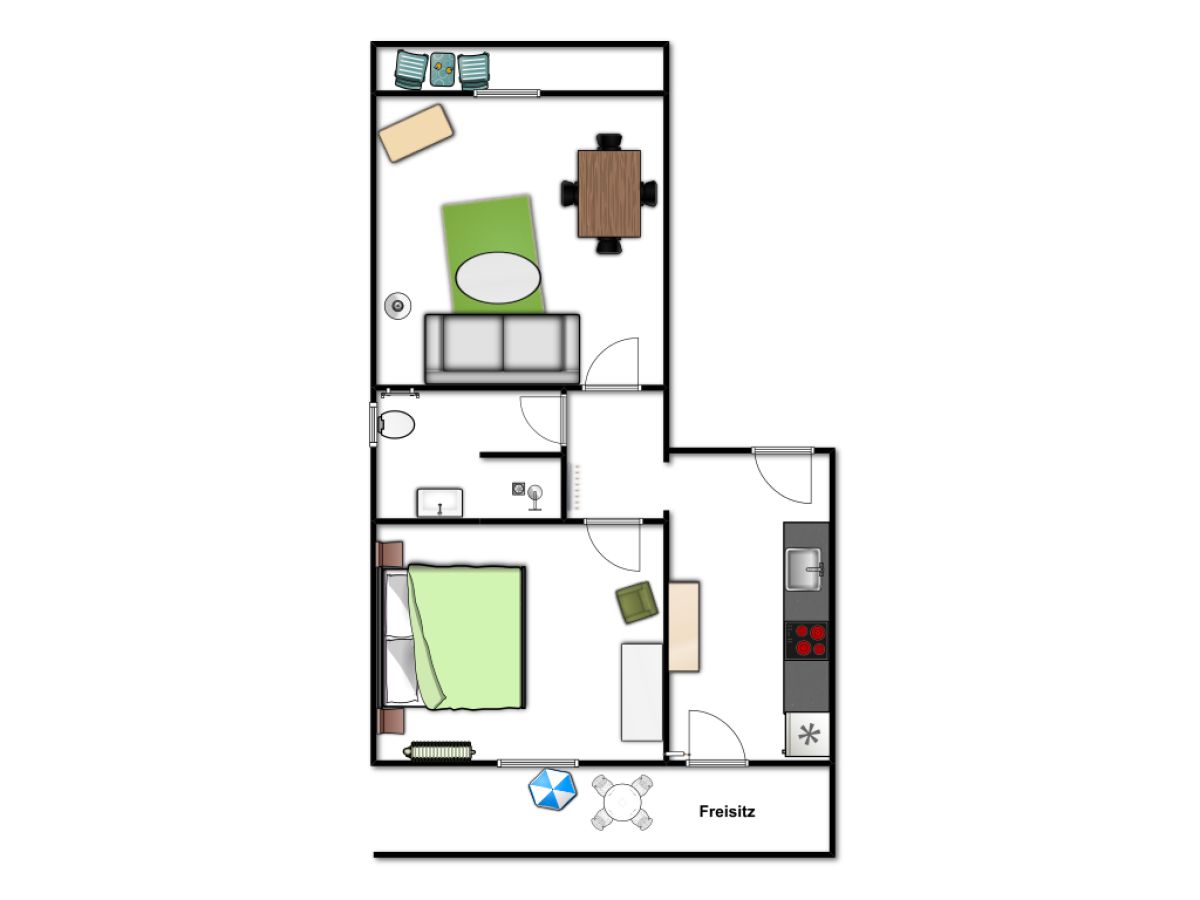 Ferienwohnung Esche 1. OG rechts