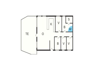 Casa de vacaciones Skaven Strand Plano de planta 3