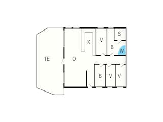 Holiday house Skaven Strand Floor Plan 3