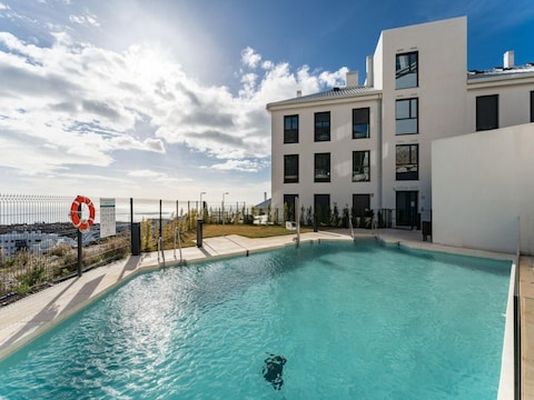 Apartment Ferienhaus an der Küste mit Gemeinschaftspool