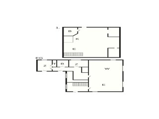 Vakantiehuis Aalbæk Grondplan 4