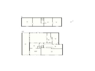 Vakantiehuis Ringkøbing Grondplan 34