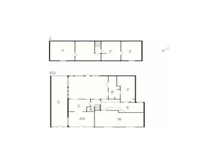 Vakantiehuis Ringkøbing Grondplan 35