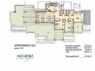 Apartamento Casares Plano de planta 39