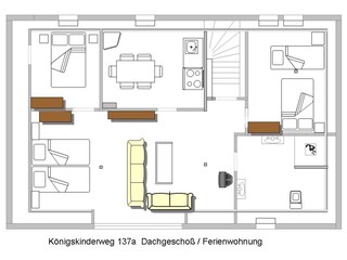 Appartement de vacances Schnelsen Plan d'étage 2