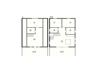 Vakantiehuis Læsø Grondplan 4