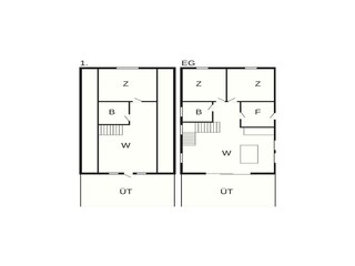 Vakantiehuis Læsø Grondplan 3