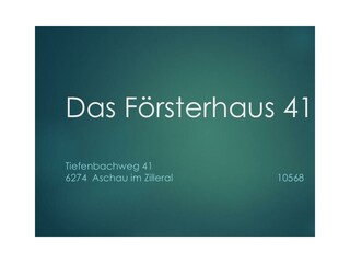 Logo für Self-CheckIn QR Das Försterhaus 41