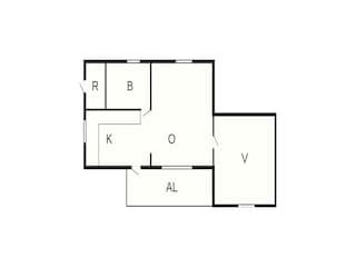 Vakantiehuis Havstenssund Grondplan 50