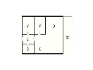 Vakantiehuis Læsø Grondplan 2