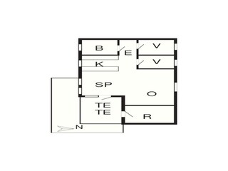Holiday house Læsø Floor Plan 4