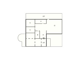 Vakantiehuis Stauning Grondplan 2