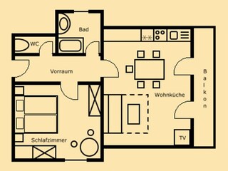 Appartamento per vacanze Seeboden Pianta del piano 31