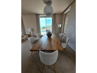 Dining area with sea view