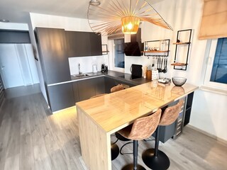 Küche wohnzimmer