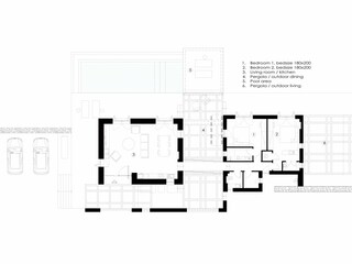 Villa Kamilari Floor Plan 44