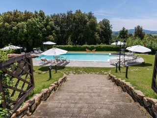 Shared pool and garden