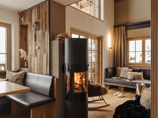 Eßtisch Kamin Sitzgruppe Wohnzimmer